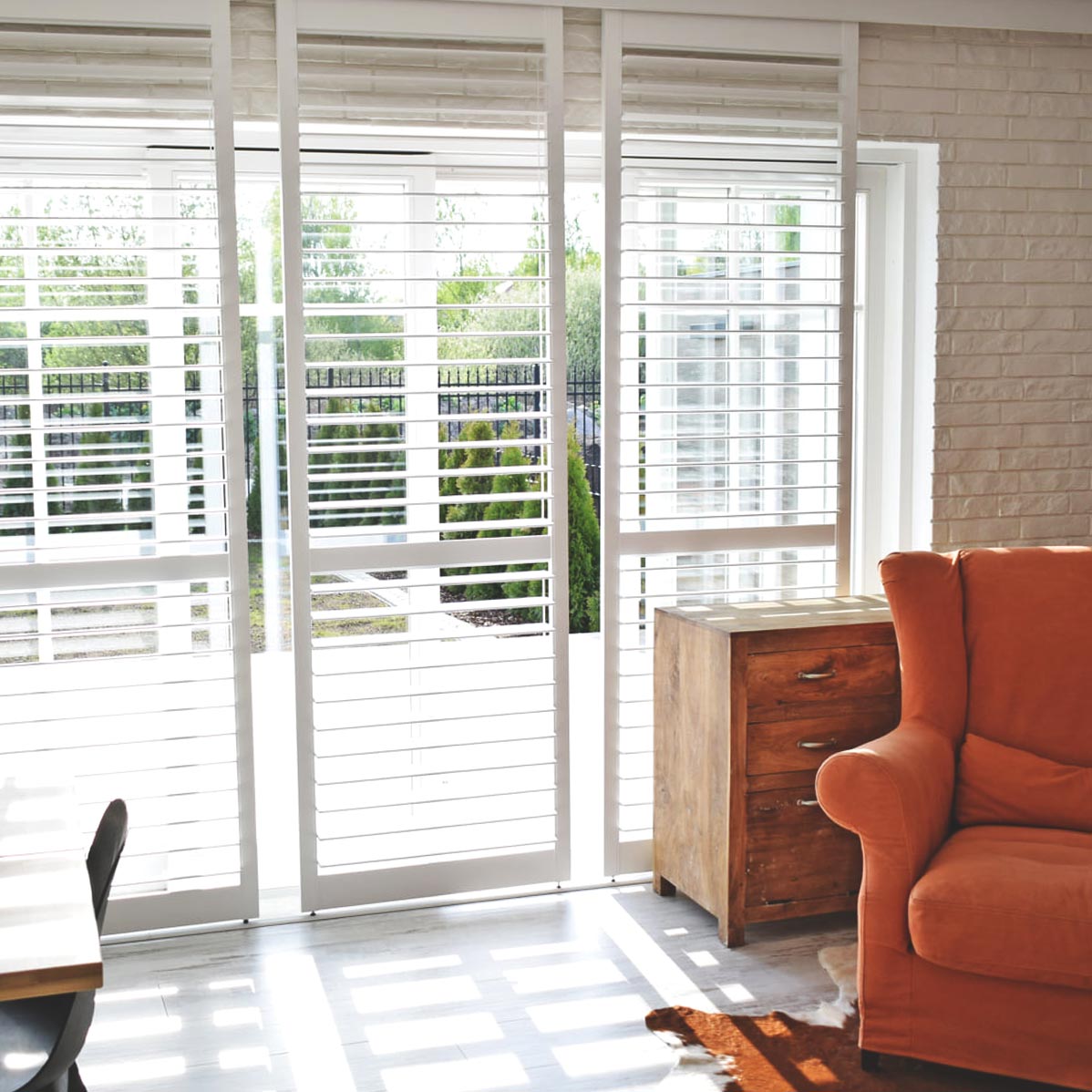 Sliding Track Shutters